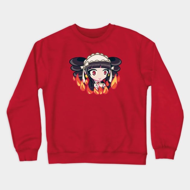 Celestia Ludenberg (this is fine) Crewneck Sweatshirt by OkiComa